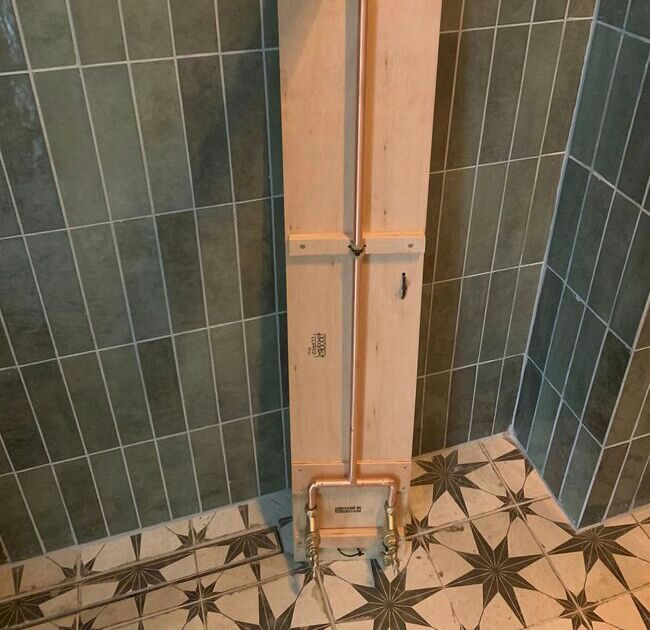Replace shower