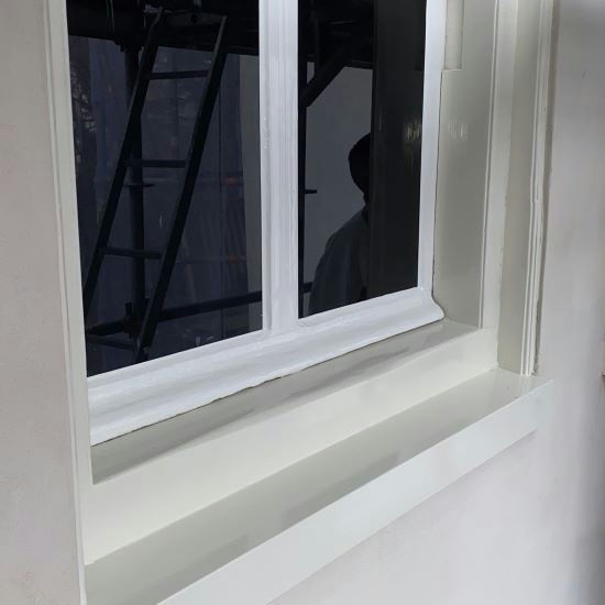 Paint exterior woodwork