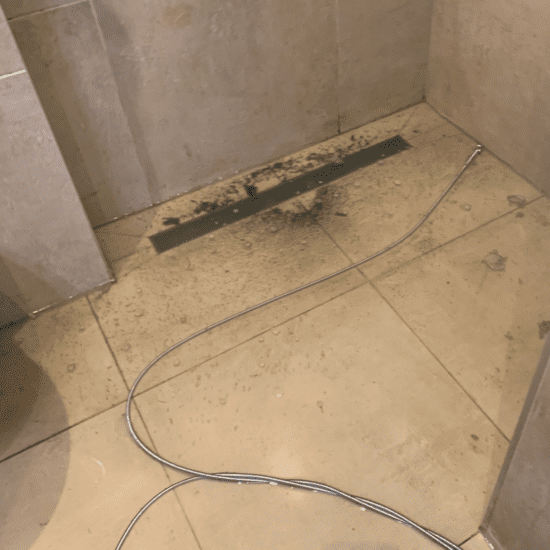 Unclog shower