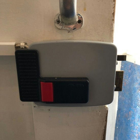 Install electric lock