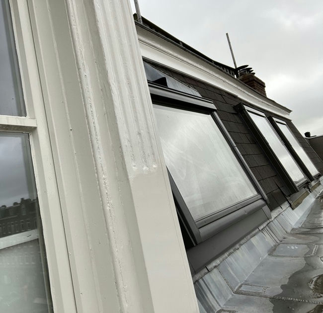 Replace roof zinc 