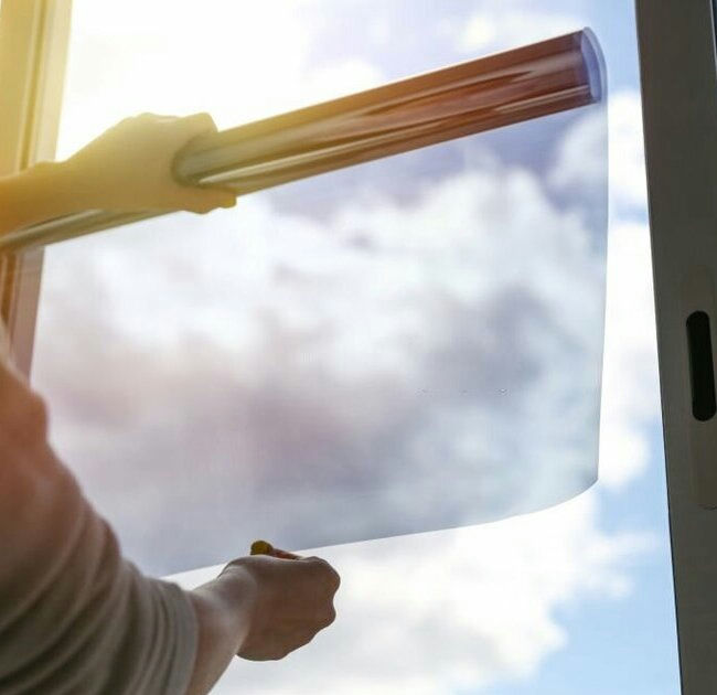 Install privacy film 