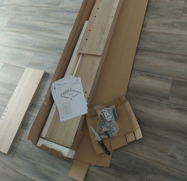 Assemble bed 
