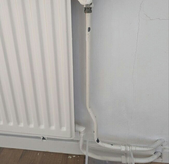 Leaking radiator 
