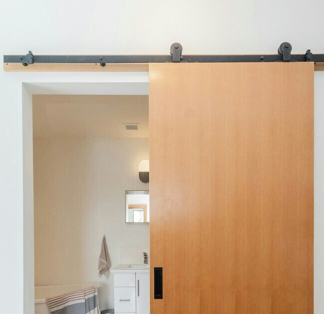 Install sliding door
