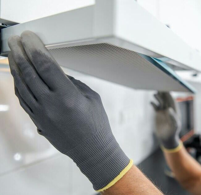 Install range hood 