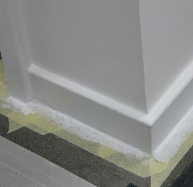 Paint plinths 