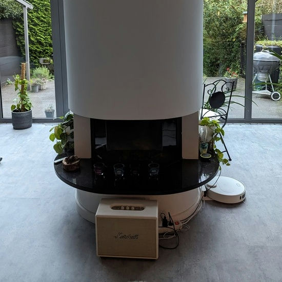 Camera inspection of chimney