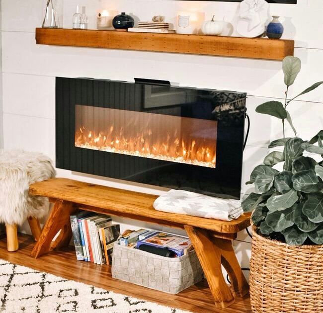 Install fireplace 