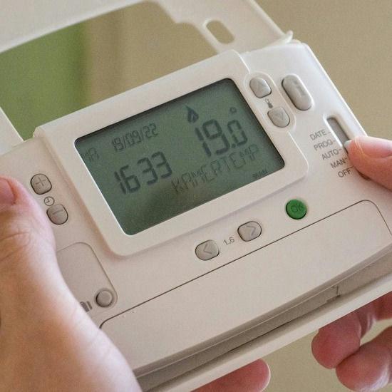 Thermostaat plaatsen