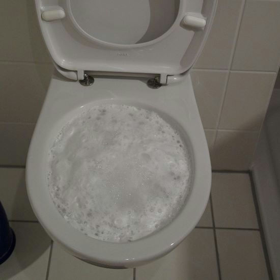 WC spoelt niet door