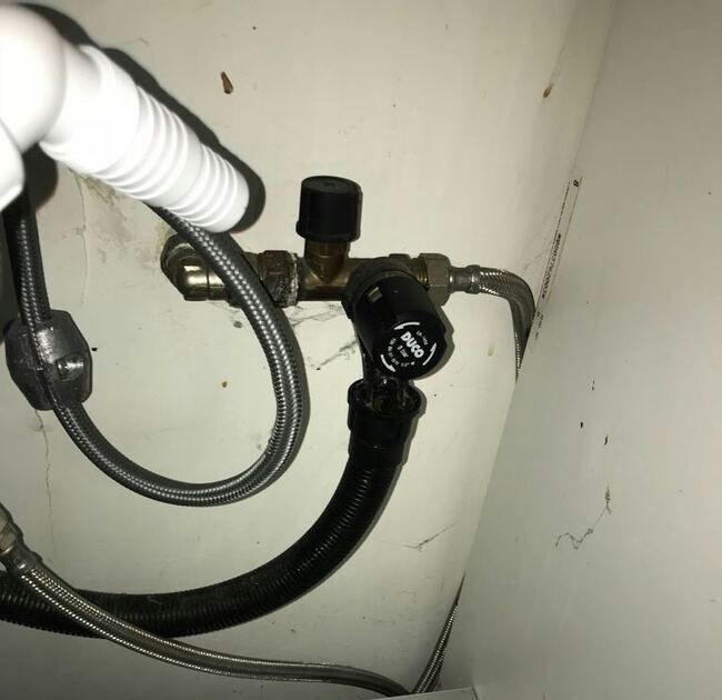 Replace overflow valve 