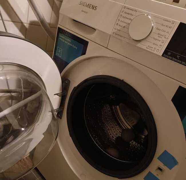 Wasmachine installeren 